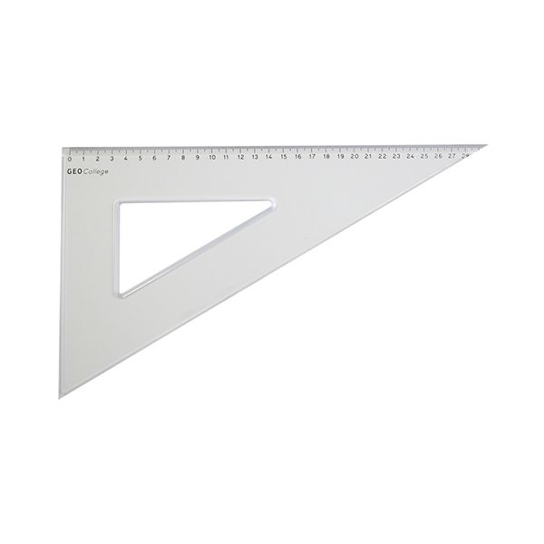 Aristo Esquadro 60º/35cm eocollege E-31cm Transp. Ar23630 - 09115323630