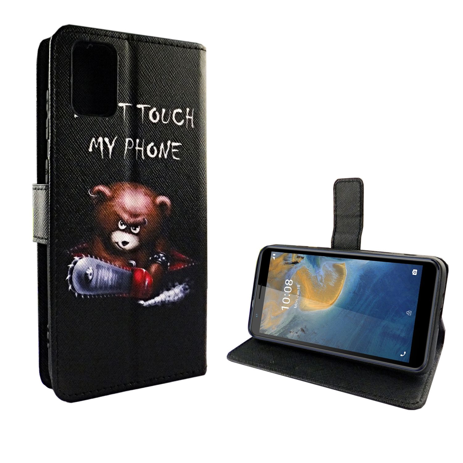 Handyhülle für ZTE Blade A31 Case Cover Schutztasche Schutzhülle Bookstyle Neu