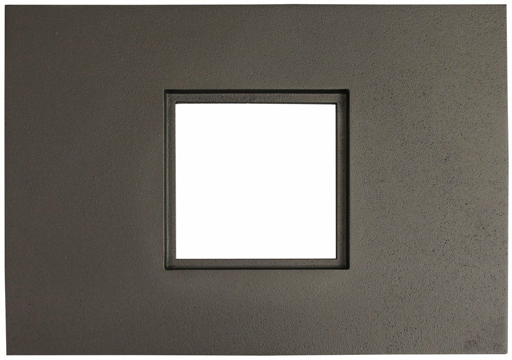 Plaque unie avec passage 700 x 500 x 12
