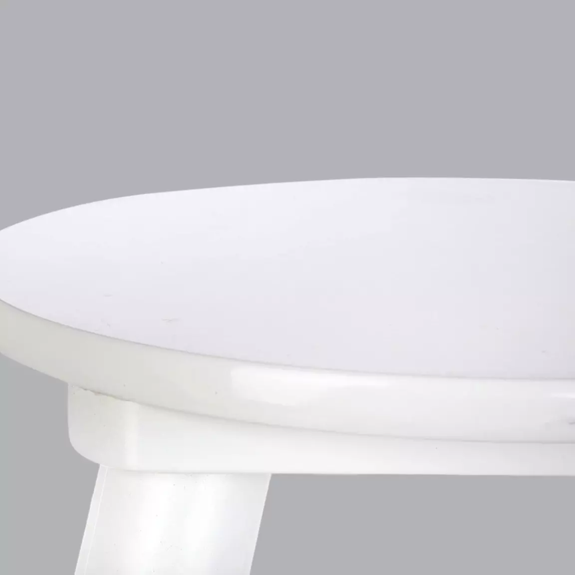 Tabouret enfant bois (H24 cm) Douceur Blanc