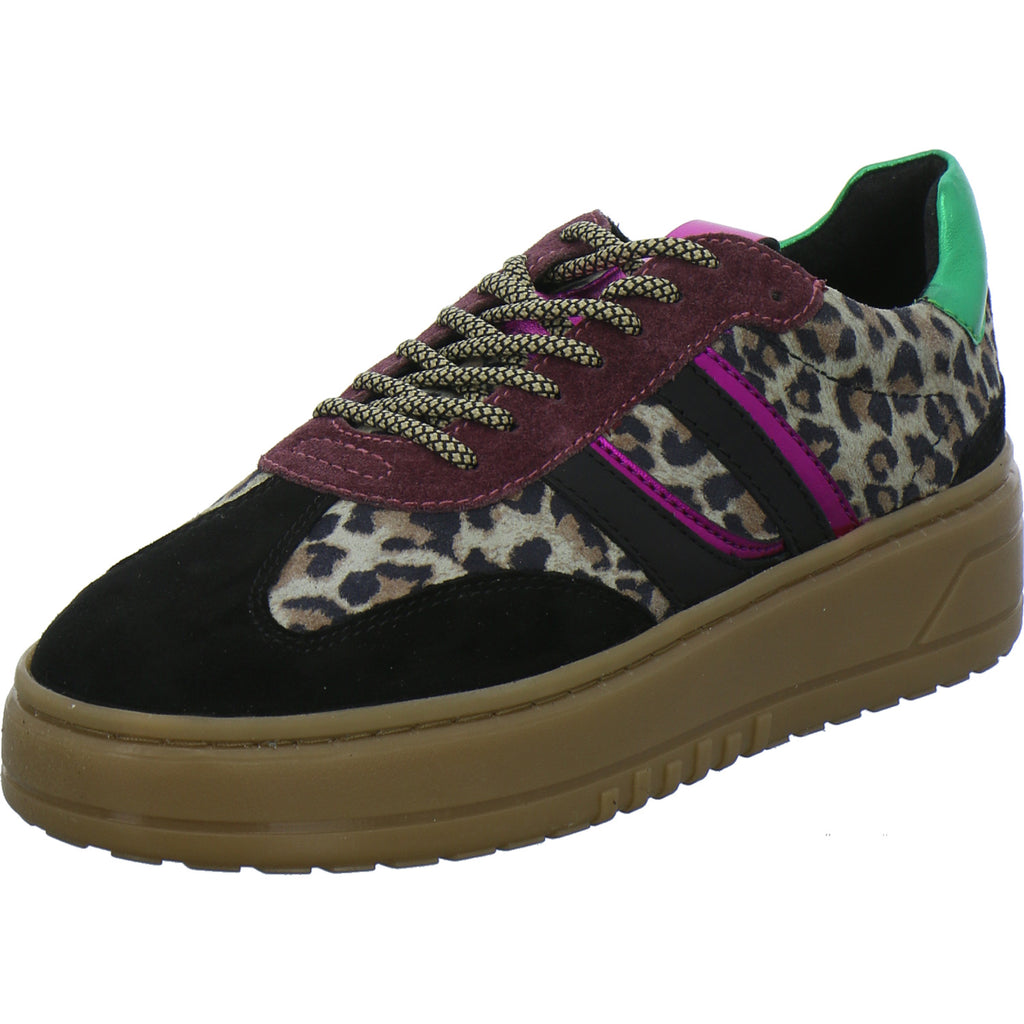 Poelman Sneaker Damen Schwarz-kombi