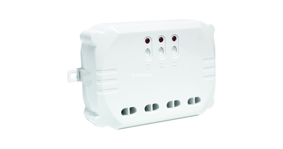 KlikAanKlikUit3-in-1 Inbouwschakelaar  (Wit, ACM-3500-3)