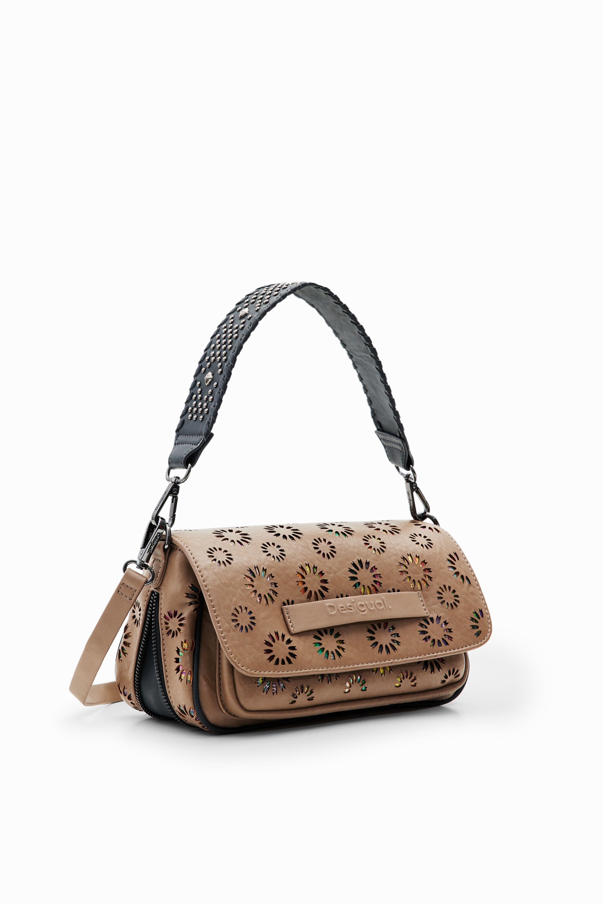 Sac à bandoulière moyen estampé