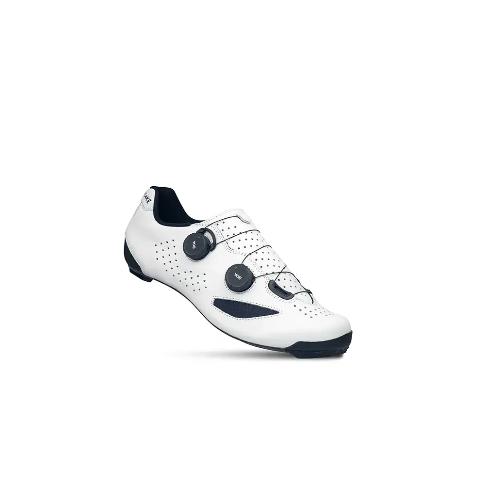 Lake CX239 Wide Wielrenschoenen Wit/Zwart Heren