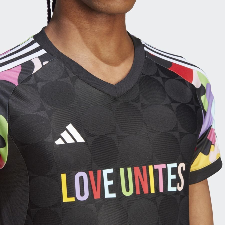 adidas T-shirt d'Entraînement Tiro Pride - Noir/Multicolor Femme
