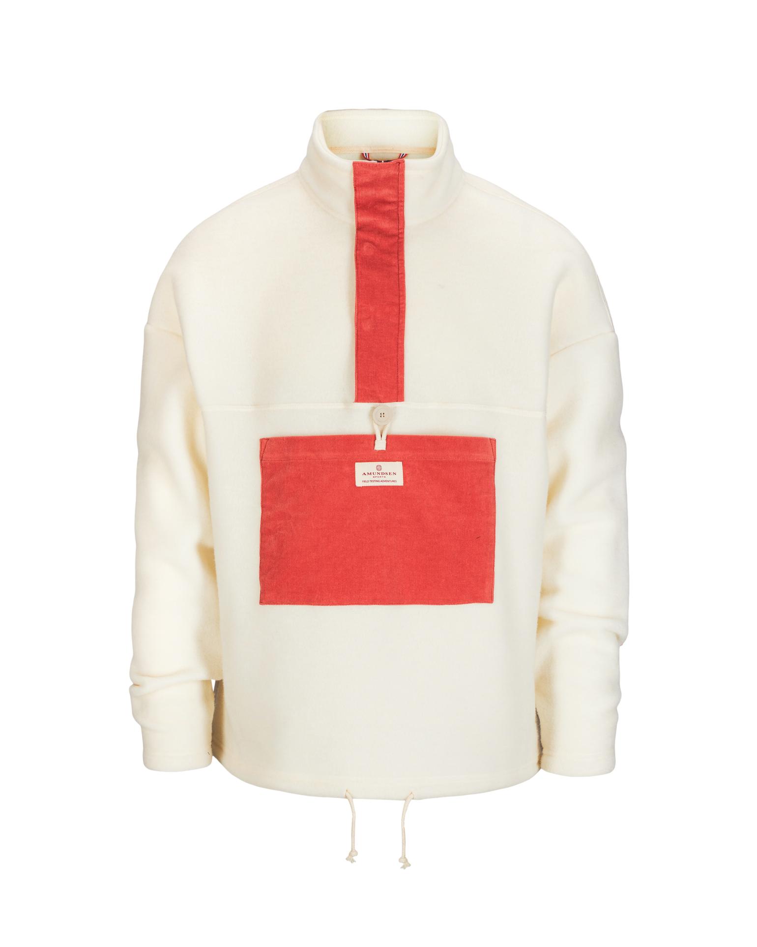 Amundsen V-Bond Cord Fleece Natural/Weathered Red