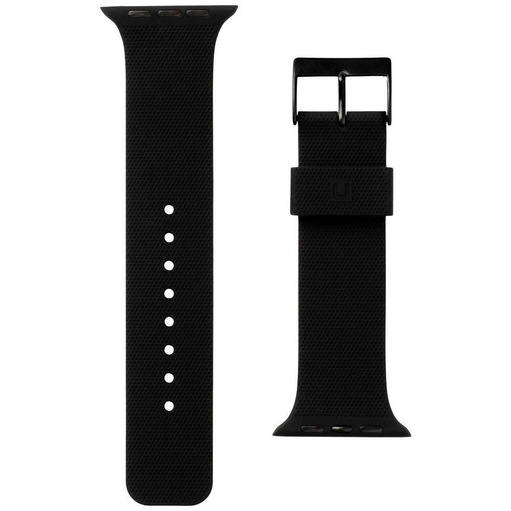 UAG Urban Armor Gear [U] - Apple Watch (49/46/45/44 mm) Antibakterielles Dot Silikon Armband (194005314040) - Schwarz