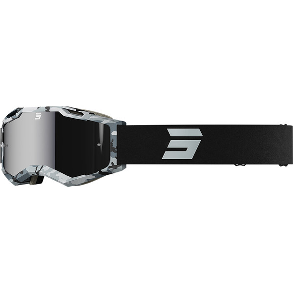 Shot - Masque Iris 2.0 Camo - Ecran iridium Camouflage Gris / Noir