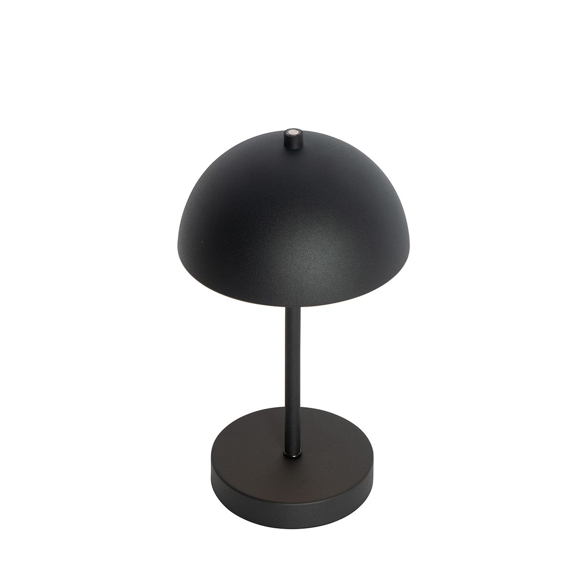 Set van 2 buiten tafellampen mushroom zwart oplaadbaar - Keira
