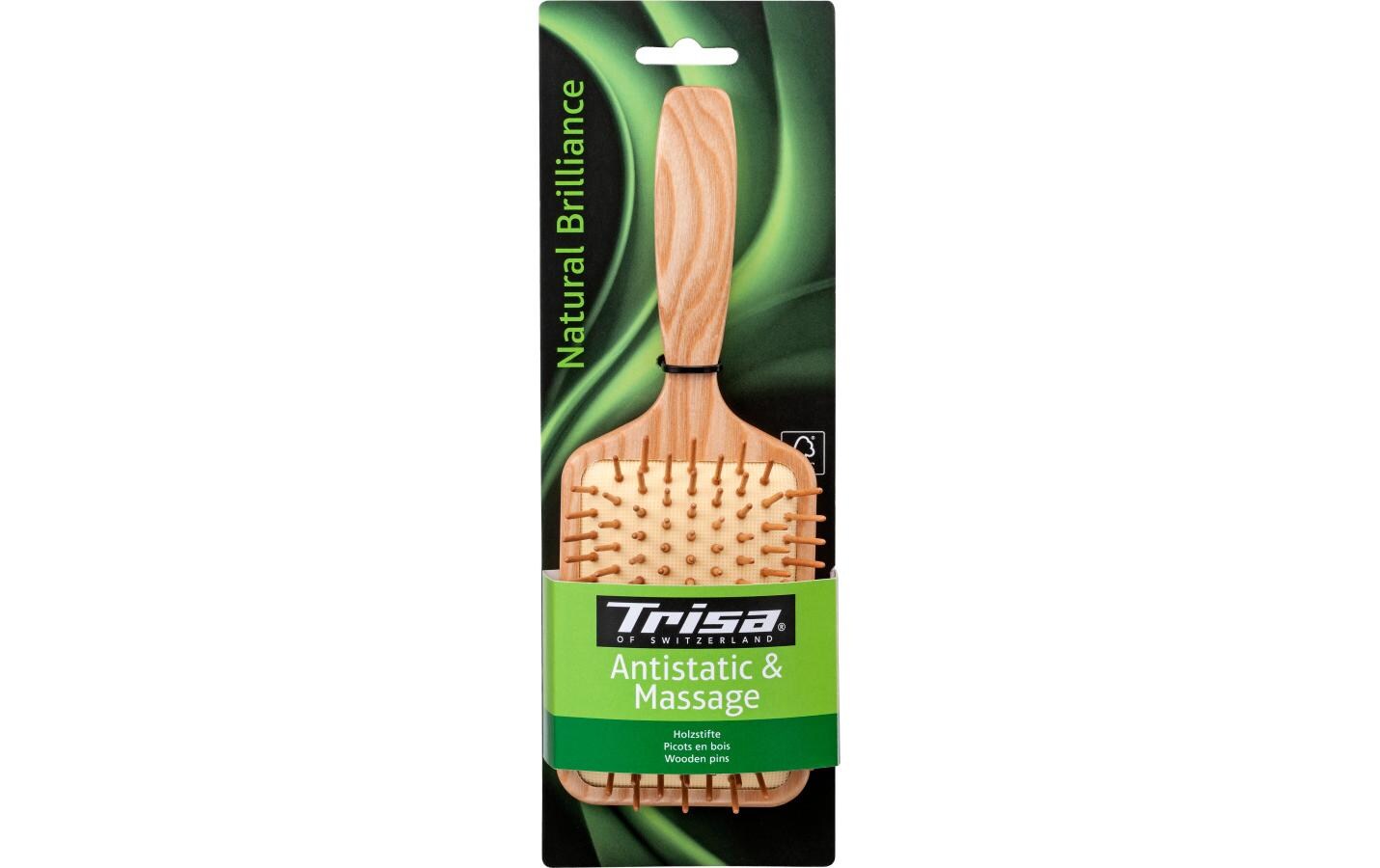 Haarbürste Natural Brilliance PaddleHochwertige Haarbürste aus Schweizer Eschenholz