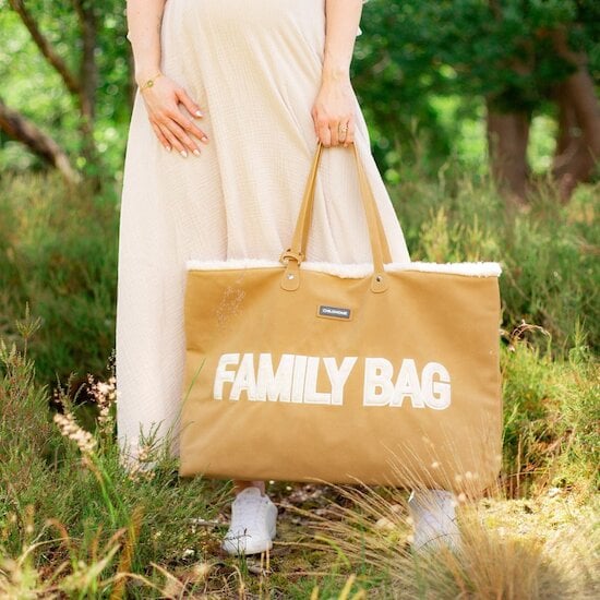 Sac à langer Family Bag   Daim        de               Childhome