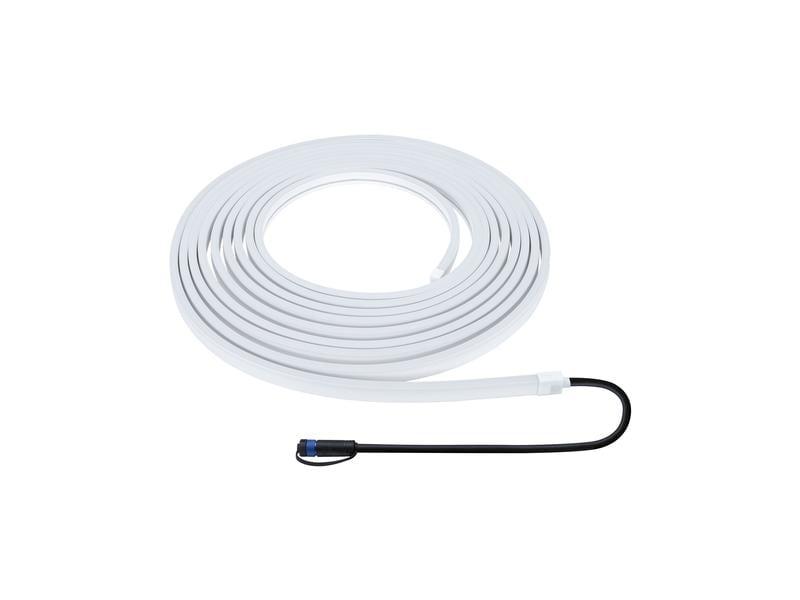 Paulmann LED-Stripe Plug & Shine Smooth, 3000K, 10m, Weiss Outdoor Stripe