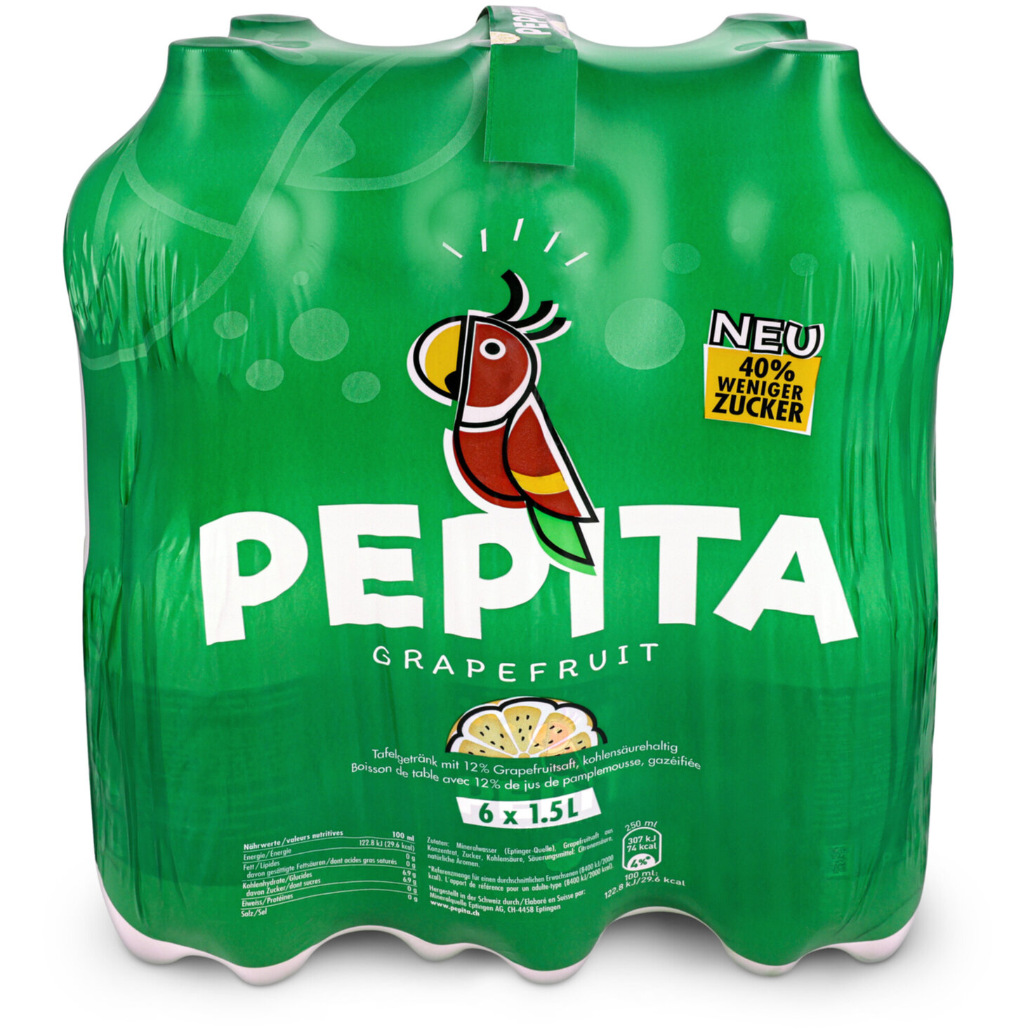 Pepita Grapefruit 6x1,5l