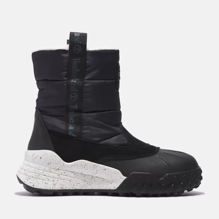 Bota feminina Moriah Range com isolamento térmico, na cor preta.