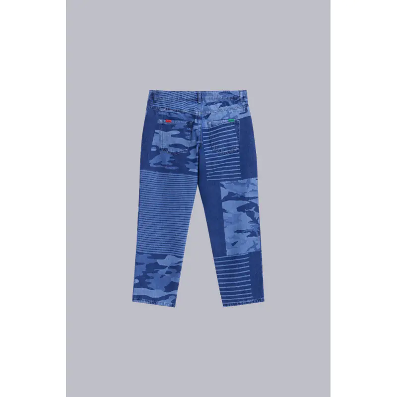 ORGANIC KICK BOYFRIEND JEAN CAMOUFLAGE PANTALON Coton biologique No Gender
