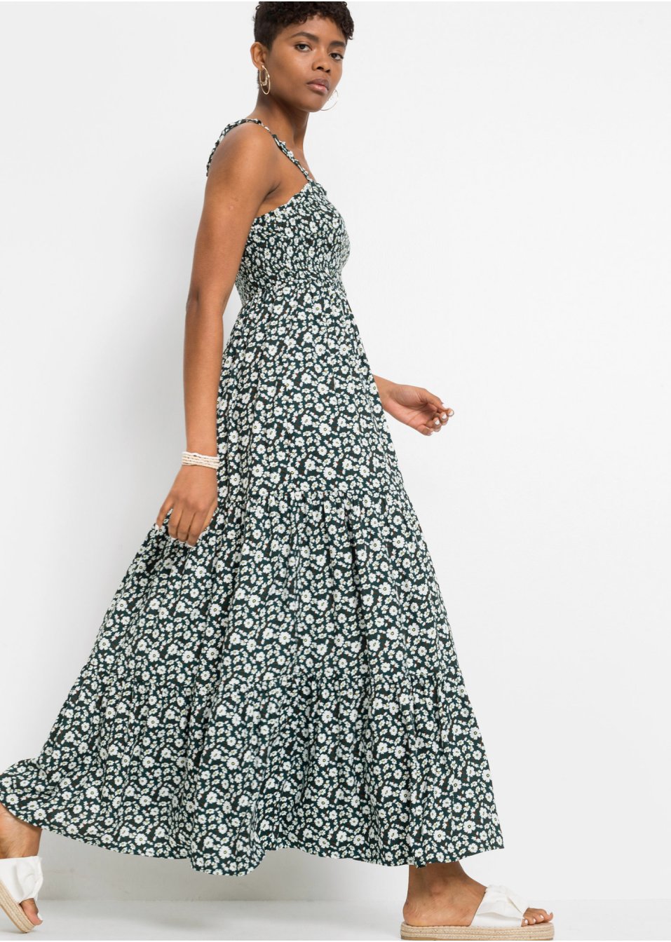 Robe longue en viscose
