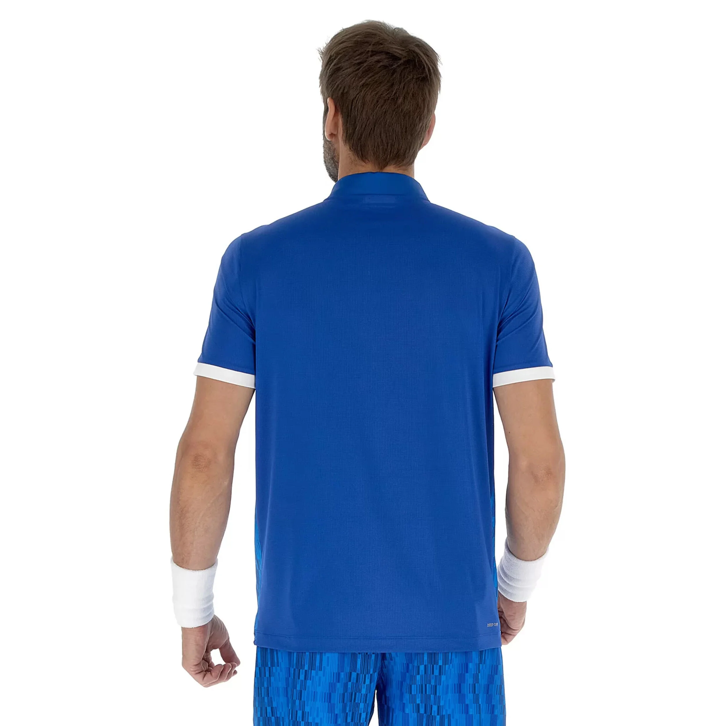 Lotto Tech IV D3 Polo Hommes - Bleu Foncé