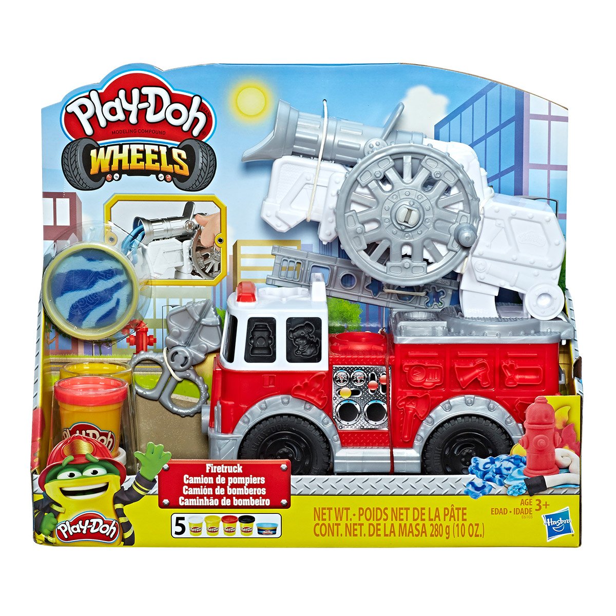 Play-Doh Wheels – Pâte à modeler - Le camion de pompiers