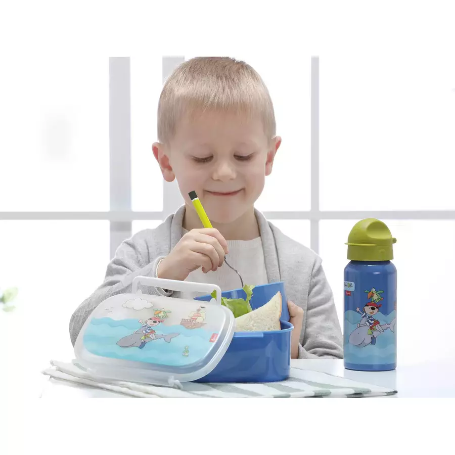 Sigikid Brotdose + Trinkflasche 2er Set orange