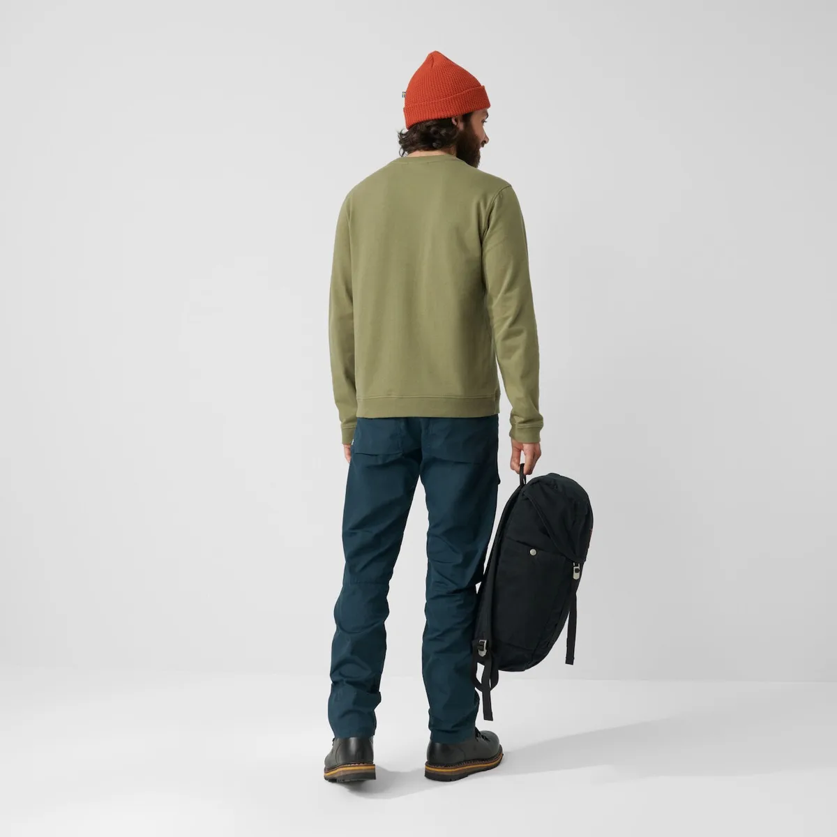 Fjällräven Men's Vardag Sweater Flame Orange