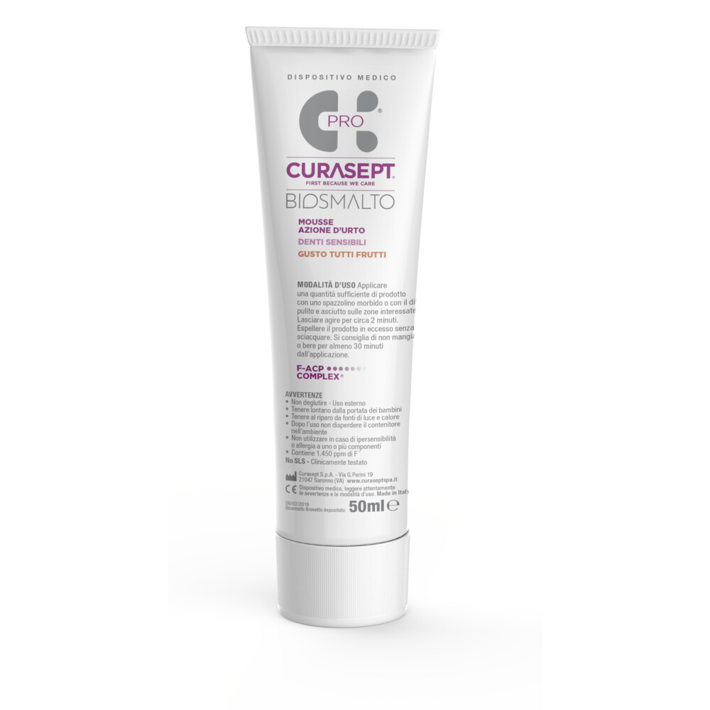2x Curasept Biosmalto Mousse Sensitive50 ml