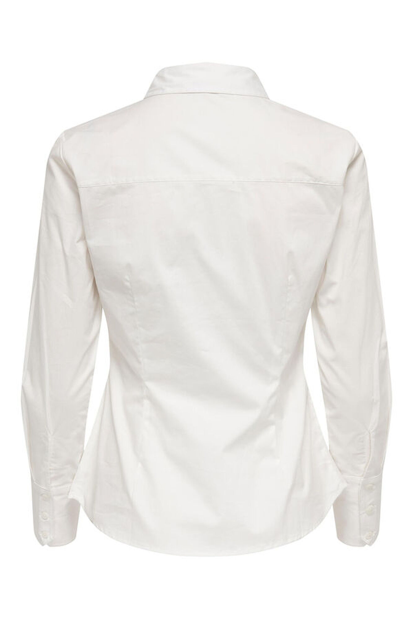 Camisa de manga comprida com gola de lapela