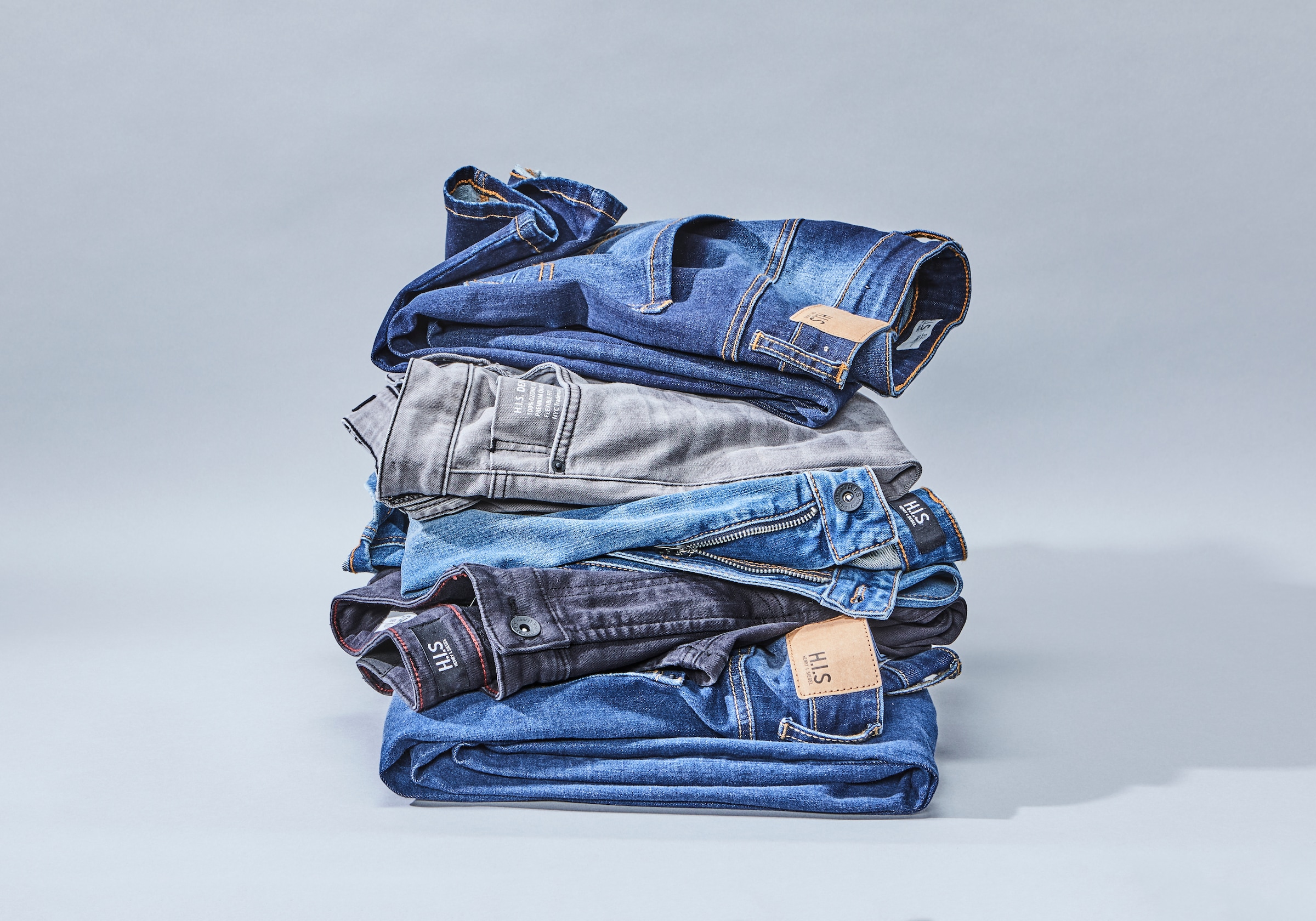 H.I.S Straight-Jeans »DIX«, gerade Beinform,  niedrige Leibhöhe,  Used-Waschung