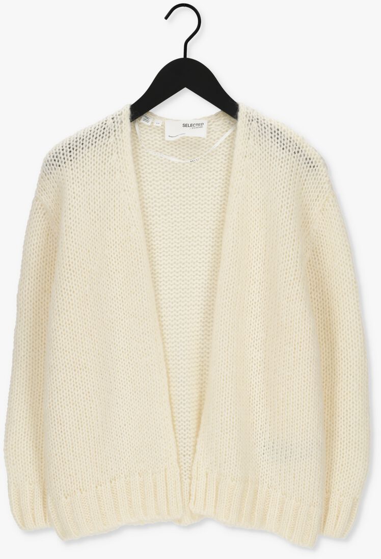 SELECTED FEMME beige selected femme vest suanne ls knit cardigan