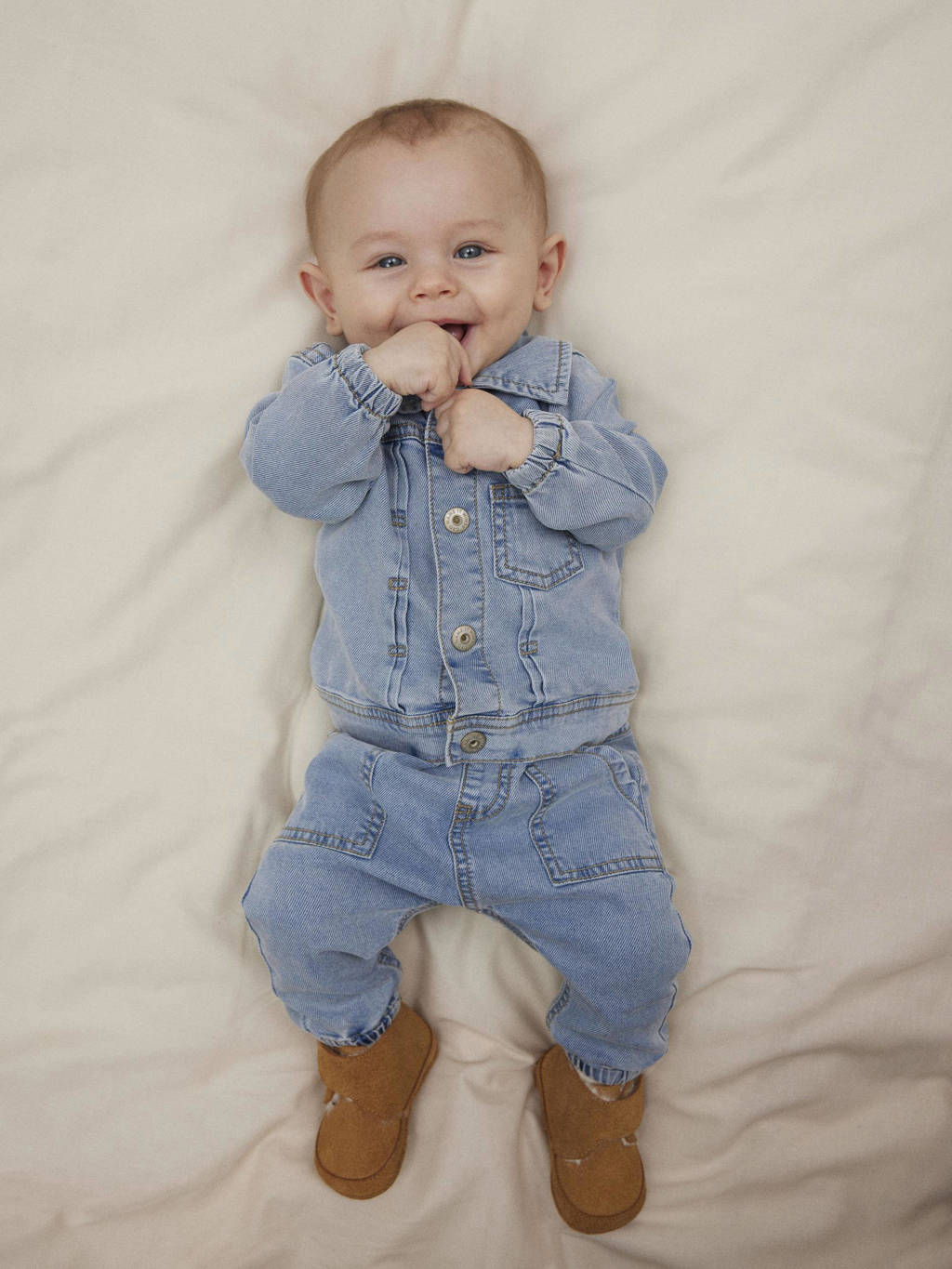 NAME IT baby spijkerjas NBMJACK light blue denim