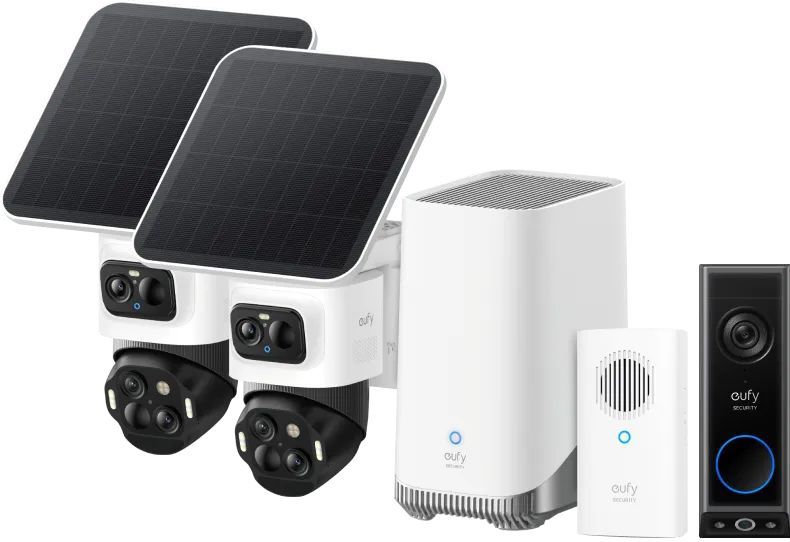 EufyCam S4 Duo Pack + HomeBase 3 + Video Doorbell E340 + Chime