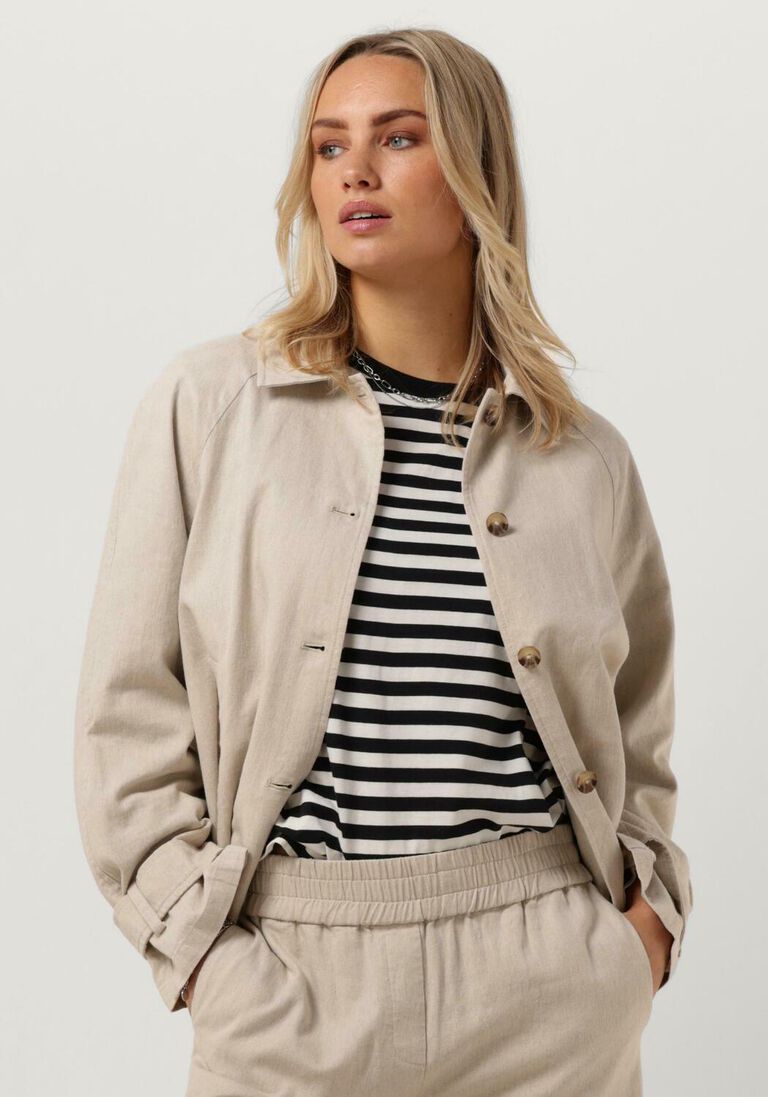 MODSTR\u00D6M beige modstr&ouml;m jack parkmd short jacket