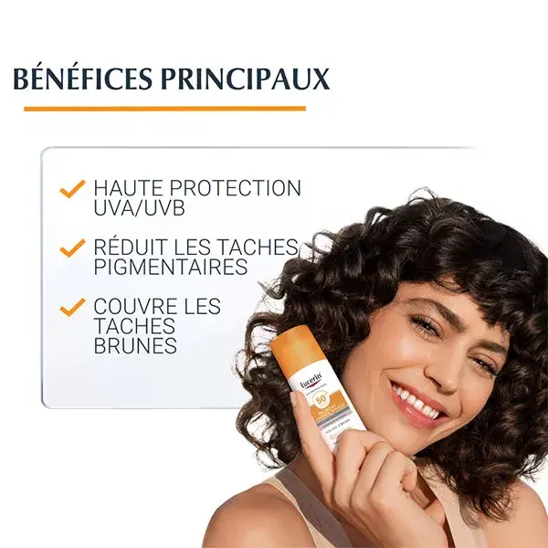 Eucerin Sun Protection Pigment Control Gel-Crème Teinté Anti-Taches SPF50+ 50ml