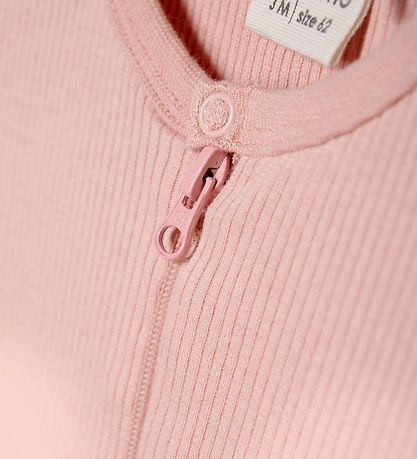 Minymo Strampler - Rib - Misty Rose