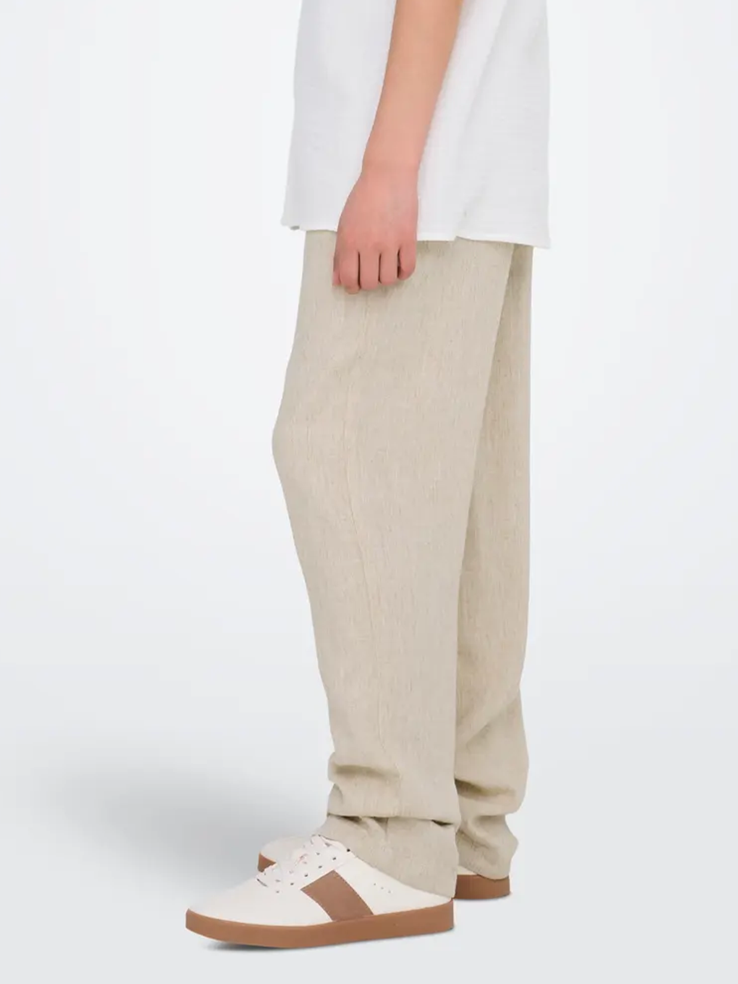 Sinus Loose Viscose Linen Pant