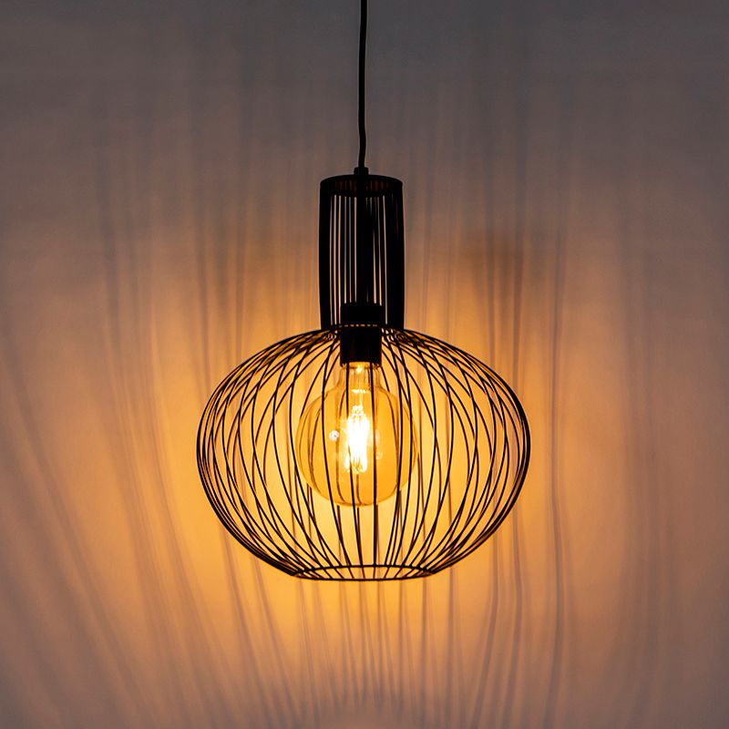 Design hanglamp zwart - Wire Bake