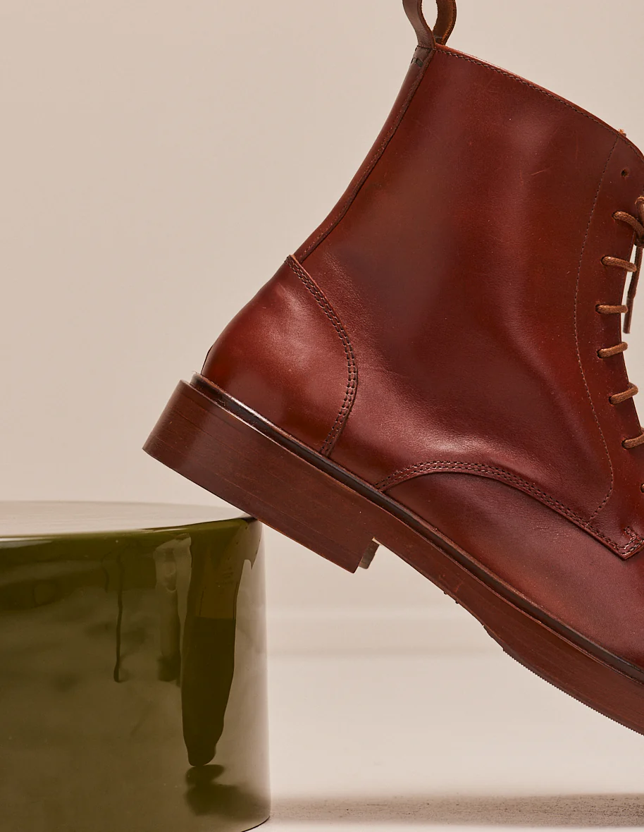 Bottines Timothée - Cuir cognac