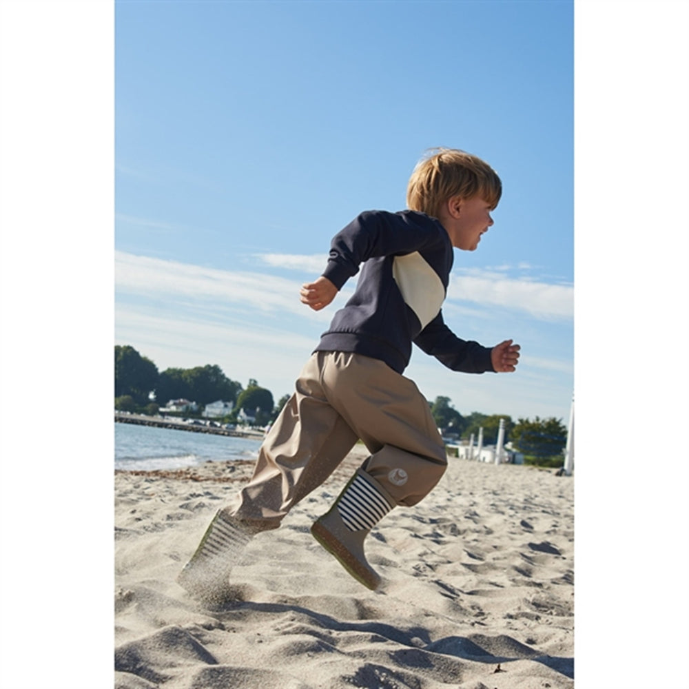 Gummistøvler Juno Blue Stripe - Wheat||Wheat Footwear → Luksusbaby.dk