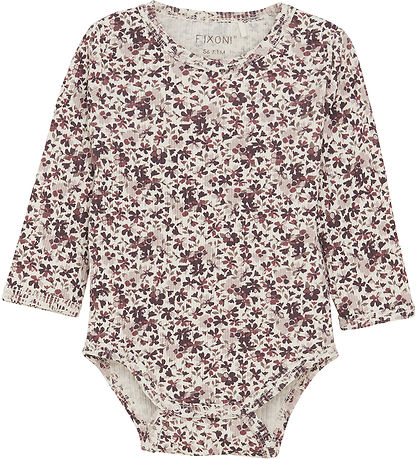 Fixoni Bodys?t - Smækbukser/Body l/æ - Cloud Gray