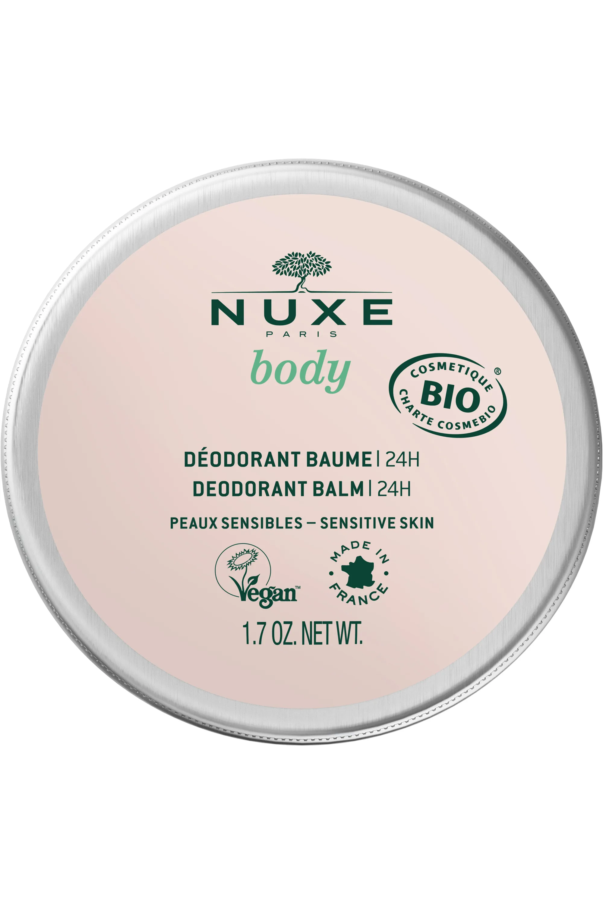 Nuxe Déodorant baume peaux sensibles bio-50 g