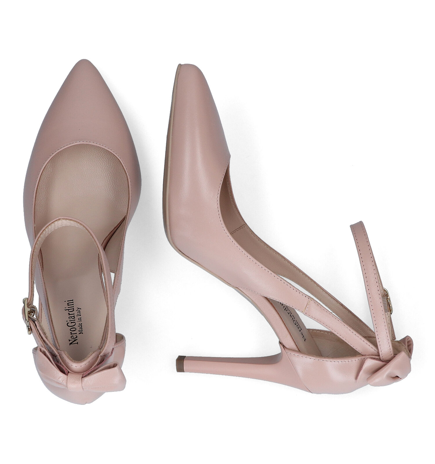 Pumps met bandje roze