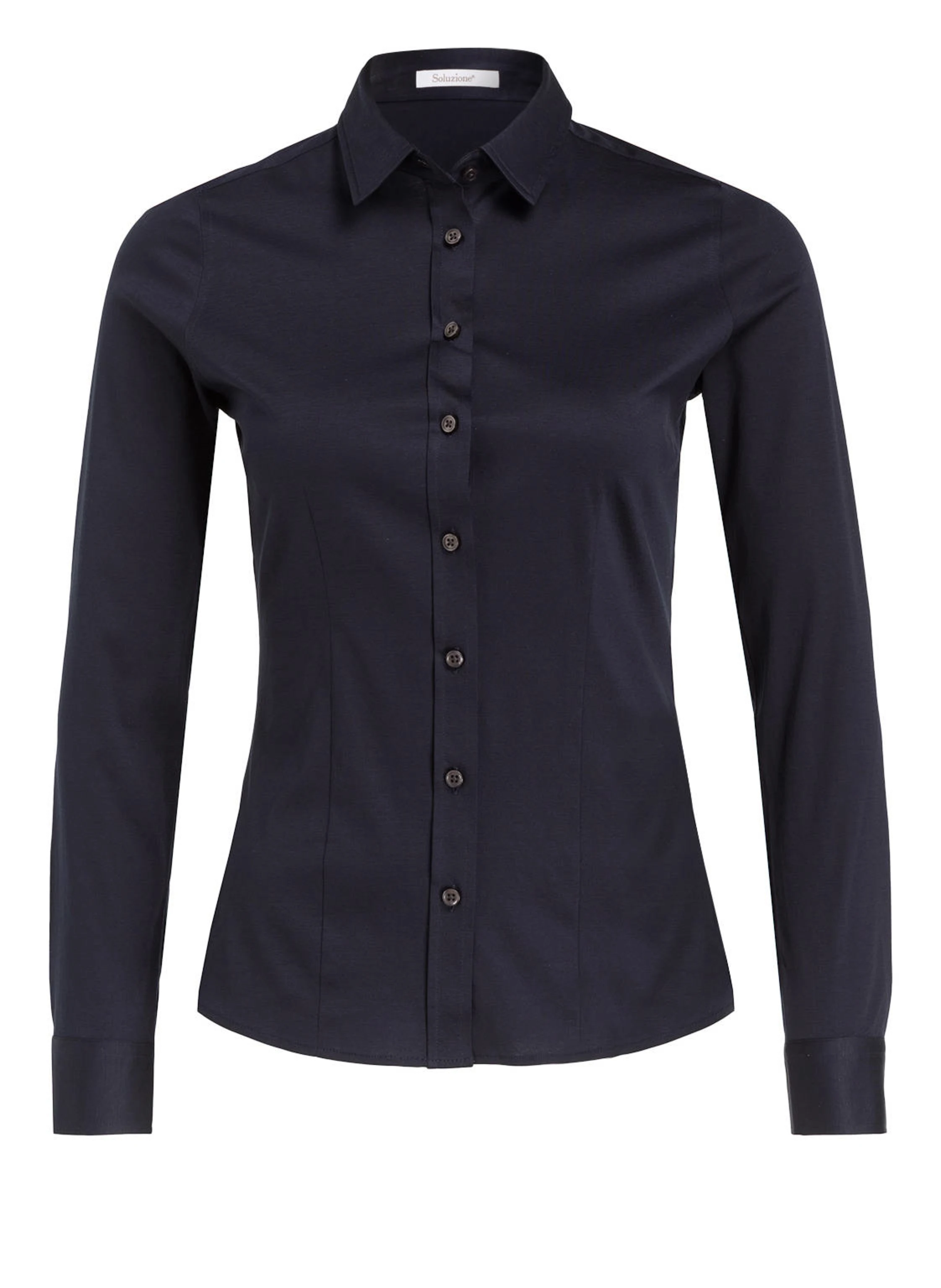 Soluzione Hemdbluse aus Jersey