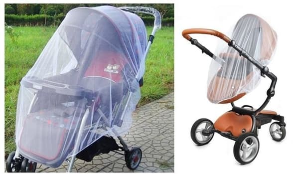 Myggnetting Barnevogn / Insektnett - Beskytter barnet mot mygg