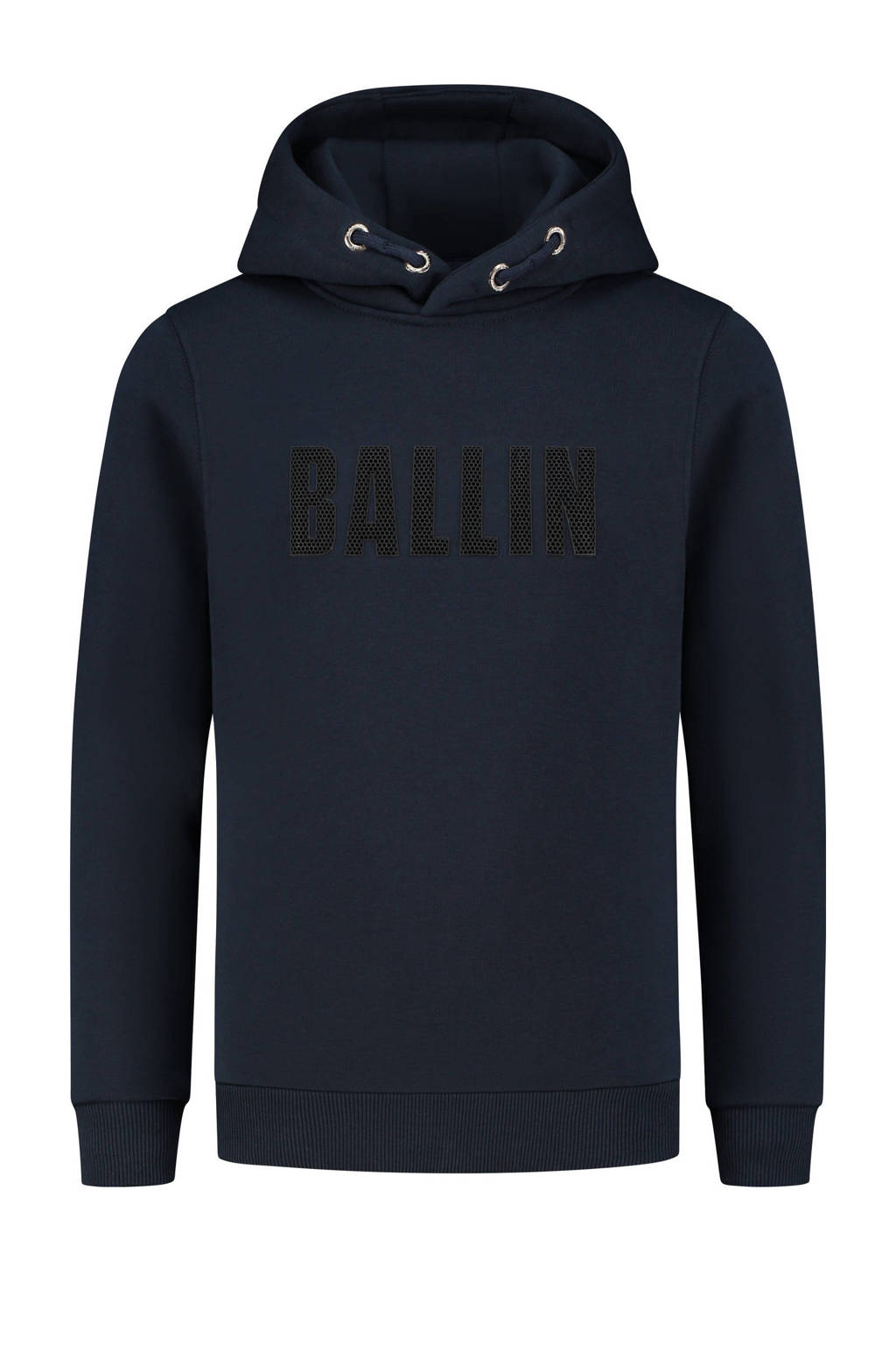 Ballin hoodie met logo donkerblauw