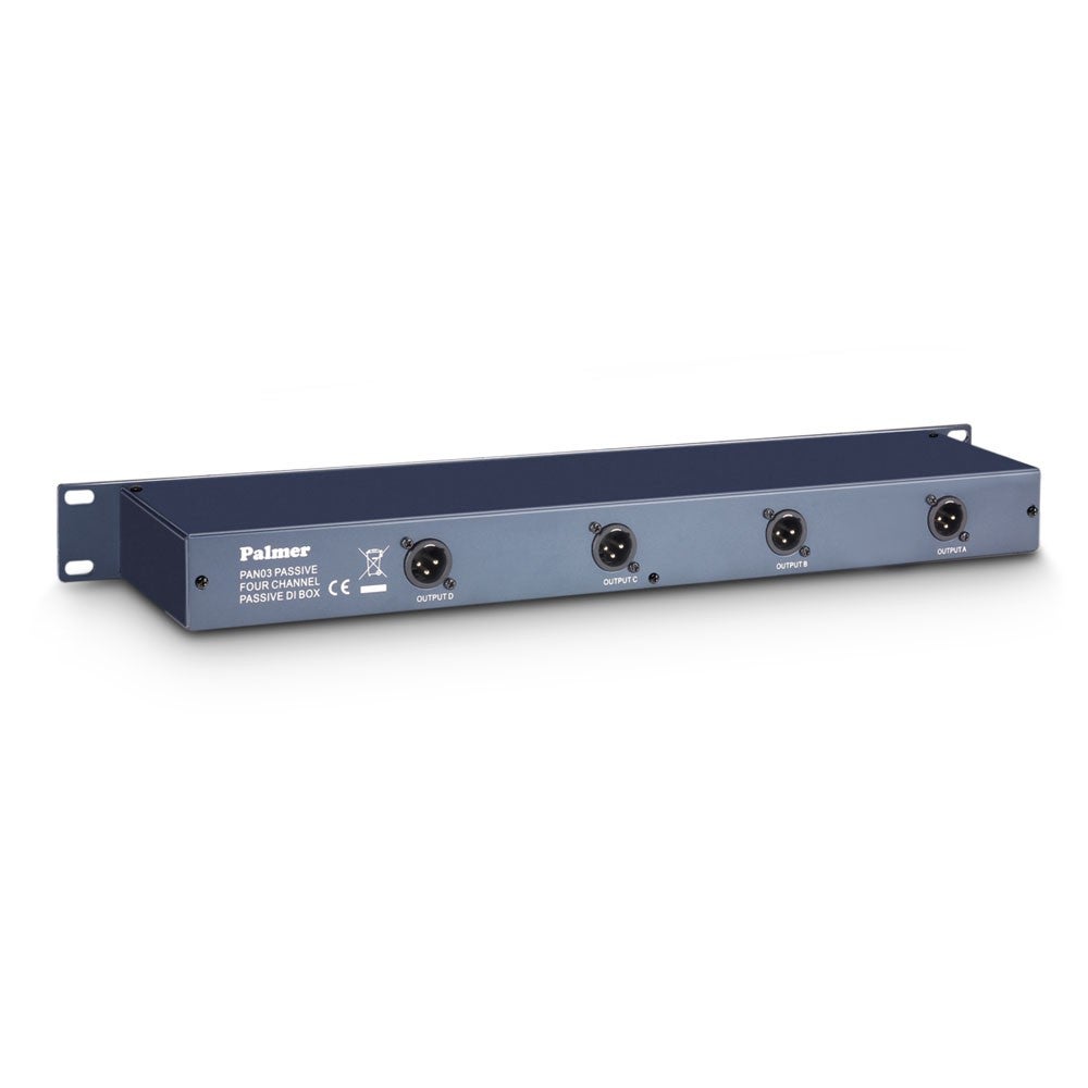 Palmer PAN 03 PASS 19 inch passieve 4-kanaals DI box