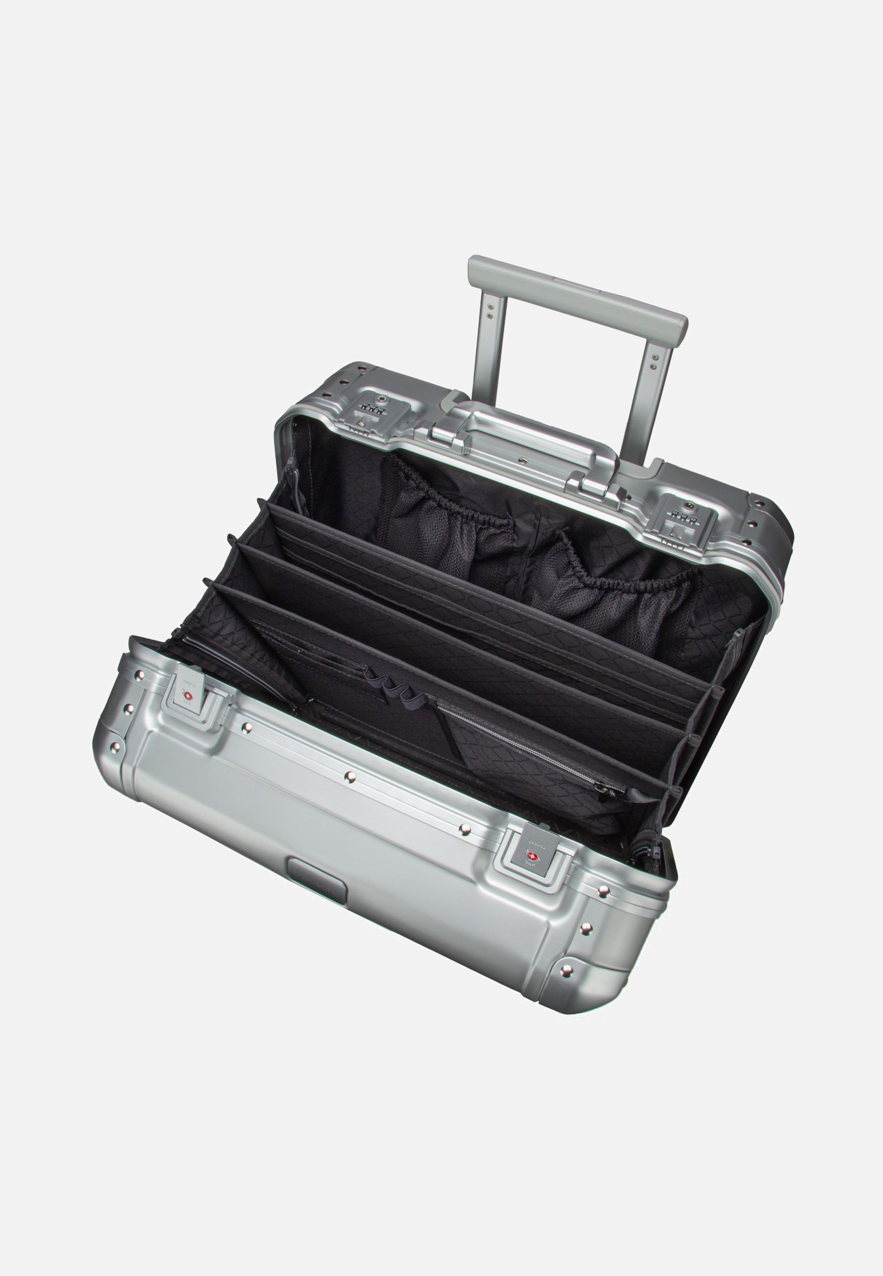 Next 4w Business Wheeler Silber - Koffer