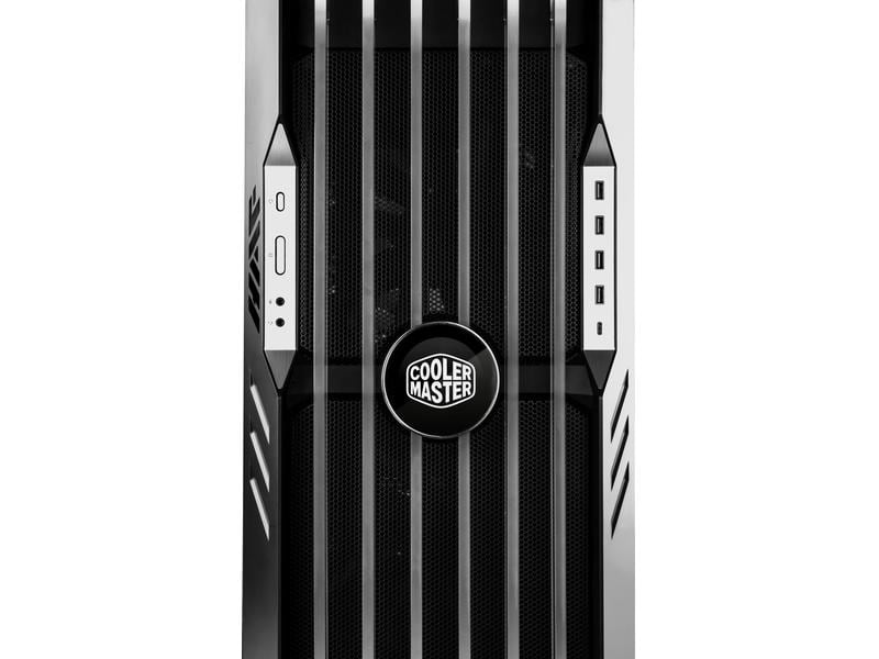 Cooler Master PC-Gehäuse HAF 700 EVO Schwarz Vielseitig einsetzbarer Big-Tower mit Sichtfenster