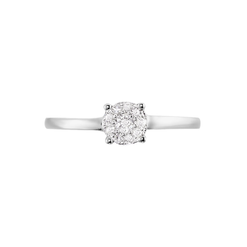 Bague Adeline Or Blanc Diamant