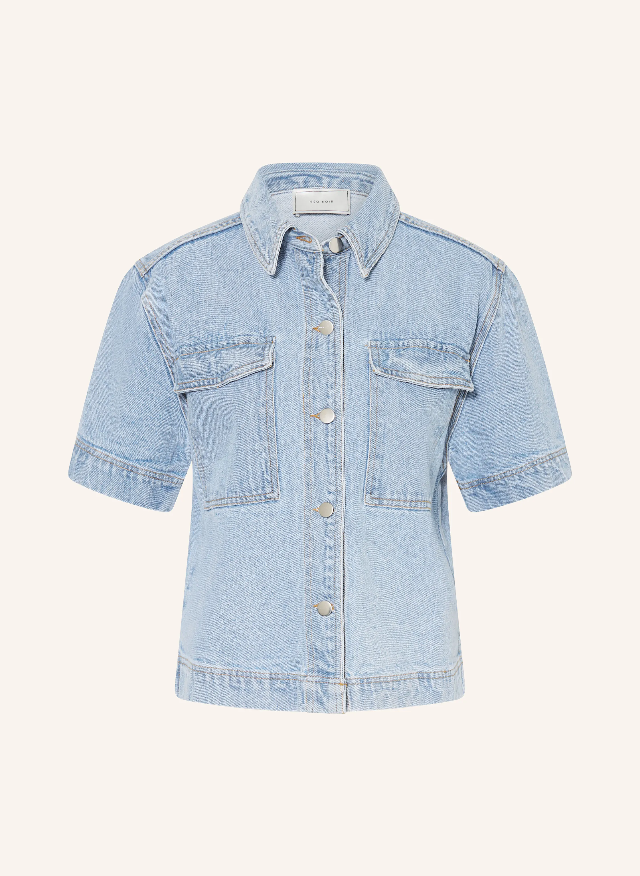 NEO NOIR Jeansbluse TIKI