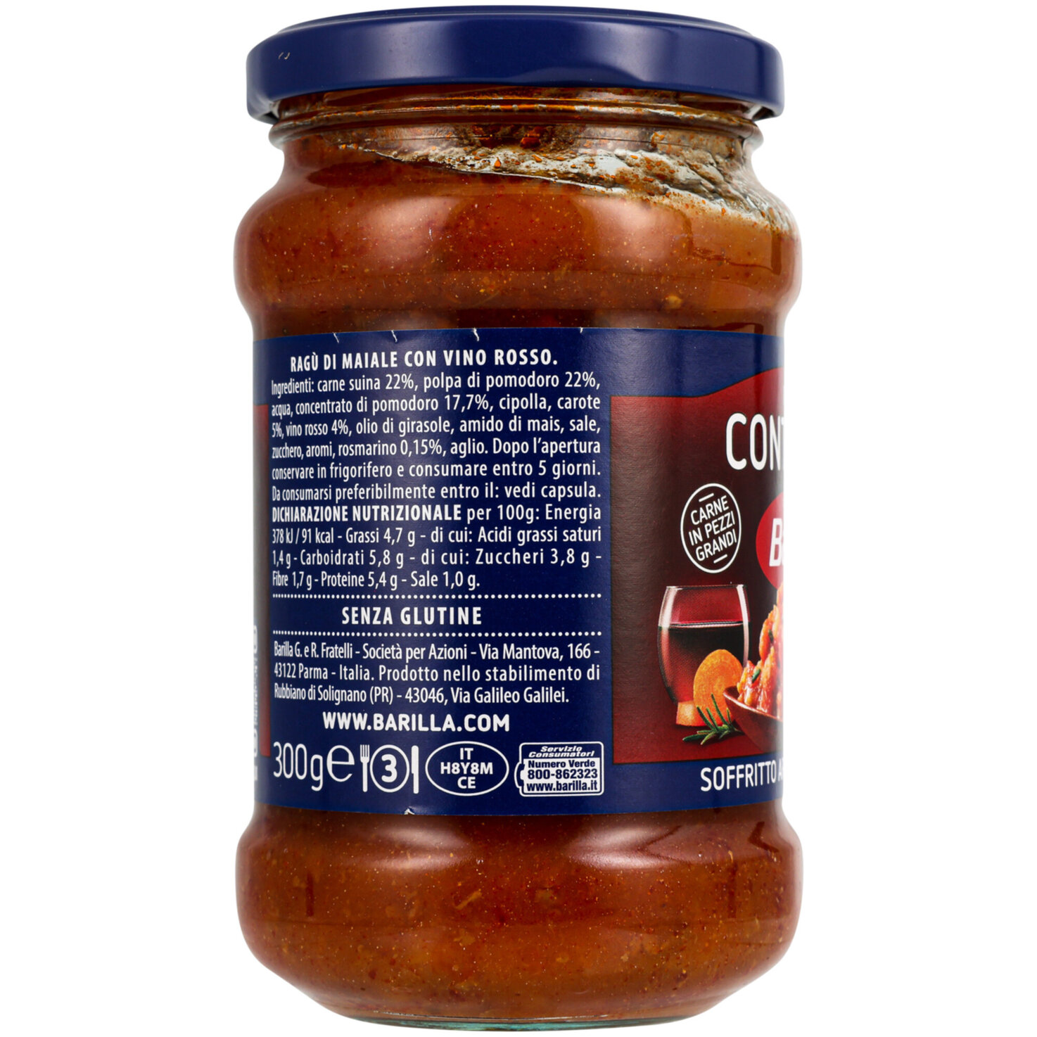 Barilla Sauce Ragù Contadino