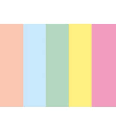 Clairefontaine Druckerpapier Trophée A4, Pastell, 80 g/m²,5 Druckerpapier assortiert in fünf Farben